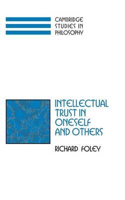 Book cover for Intellectual Trust in Oneself and Others