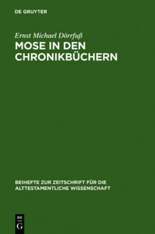Cover of Mose in den Chronikbuchern