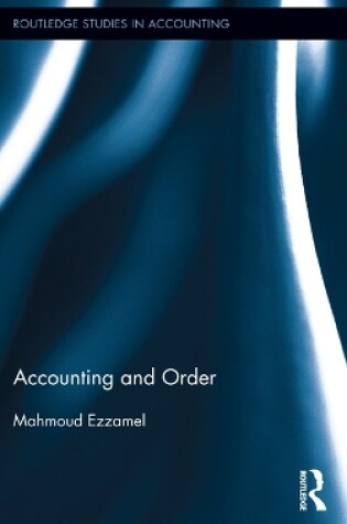 Cover of Accounting and Order