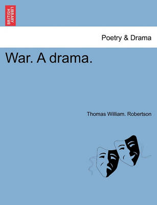 Book cover for War. a Drama.