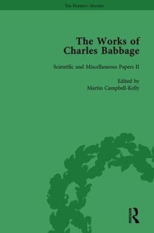 Cover of The Works of Charles Babbage Vol 5