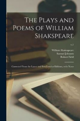 Cover of The Plays and Poems of William Shakspeare