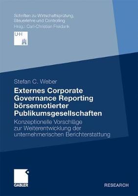 Book cover for Externes Corporate Governance Reporting börsennotierter Publikumsgesellschaften