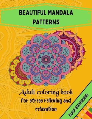 Book cover for Beautiful Mandala patterns, Adult coloring book