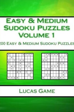 Cover of Easy & Medium Sudoku Puzzles Volume 1