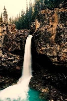 Book cover for Stanley Falls Waterfall in Canada Mountains Journal