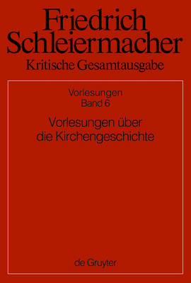Book cover for Vorlesungen über die Kirchengeschichte