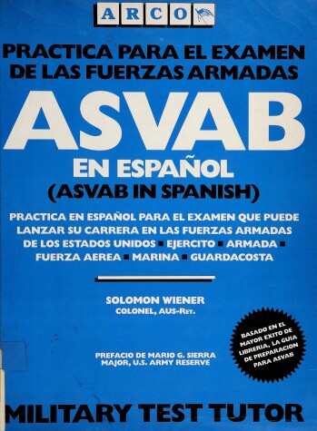 Book cover for Asvab En Espanol