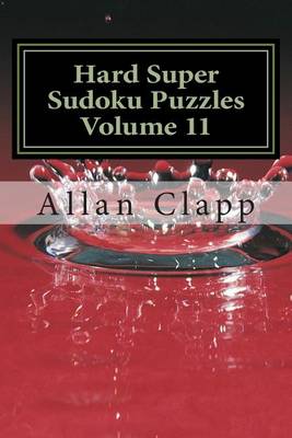 Book cover for Hard Super Sudoku Puzzles Volume 11