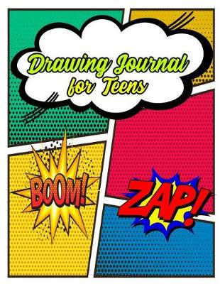 Book cover for Drawing Journal for Teens