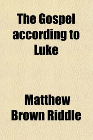 Cover of The Gospel According to Luke