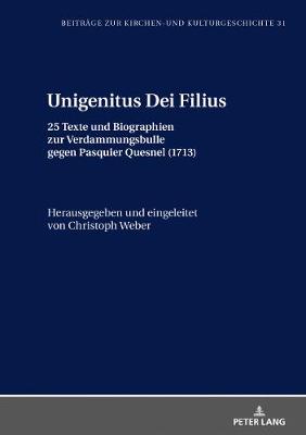 Book cover for Unigenitus Dei Filius