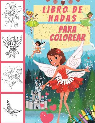 Book cover for Libro de hadas para colorear