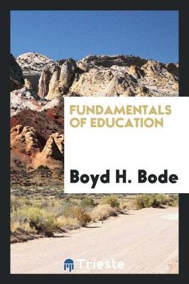 Book cover for Fundamentals of Education