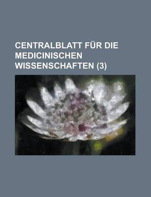 Book cover for Centralblatt Fur Die Medicinischen Wissenschaften