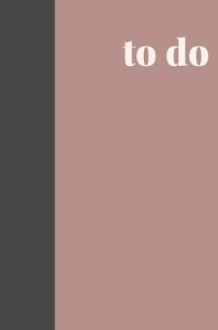 Cover of To Do