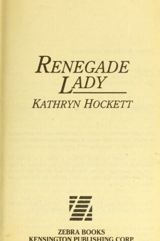 Cover of Renegade Lady