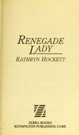 Book cover for Renegade Lady