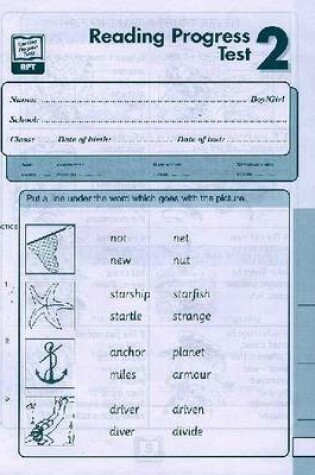 Cover of Reading Progress Test 2 Pk10