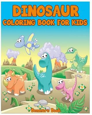 Book cover for Dinosaur Coloring Book For Kids