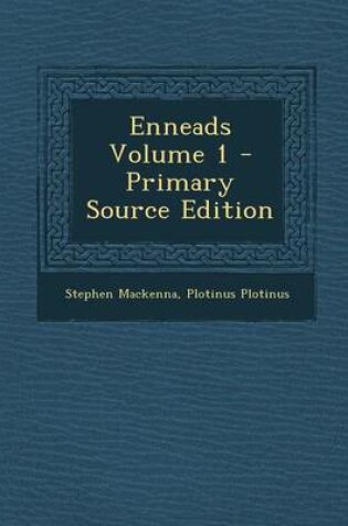 Cover of Enneads Volume 1