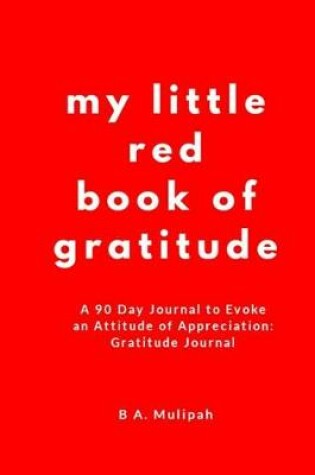 Cover of My Little Red Book of Gratitude