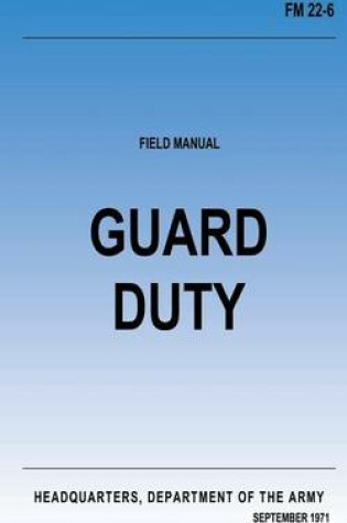 Cover of Guard Duty (FM 22-6)