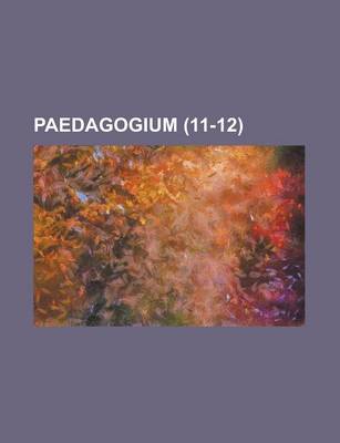 Book cover for Paedagogium (11-12)