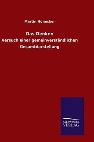 Cover of Das Denken