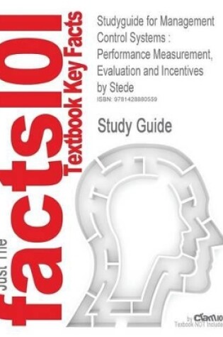 Cover of Studyguide for Management Control Systems