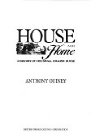Cover of House and Home