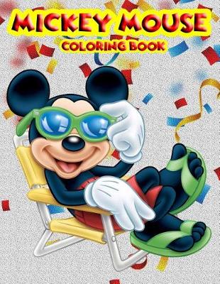 Book cover for Mickey Mouse Coloring Book