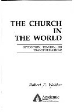 Cover of The Church in the World