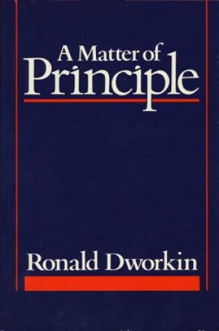Cover of A Matter of Principle