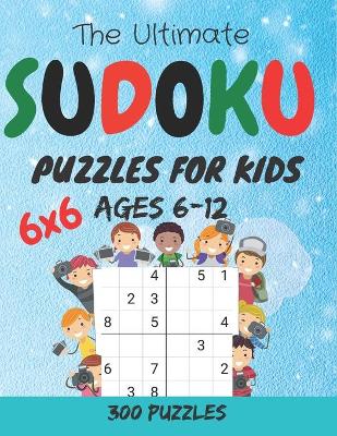 Book cover for The Ultimate Puzzle Book for Kids Ages 6-12