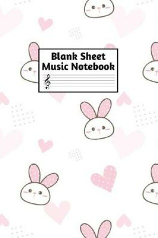 Cover of Blank Sheet Music Notebook