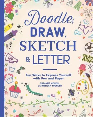 Book cover for Doodle, Draw, Sketch & Letter