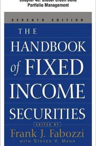 Cover of The Handbook of Fixed Income Securities, Chapter 46 - Global Credit Bond Portfolio Management