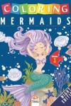 Book cover for Coloring mermaids - Volume 1 - Night edition