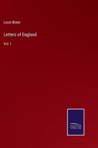 Cover of Letters of England