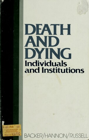 Book cover for Death and Dying