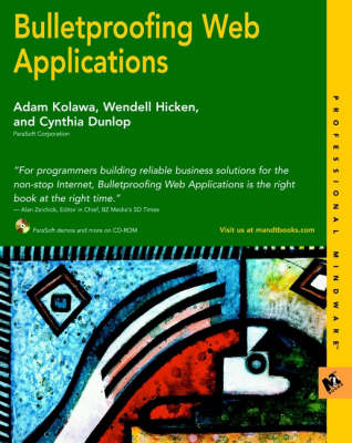 Book cover for Bulletproofing Web Applications