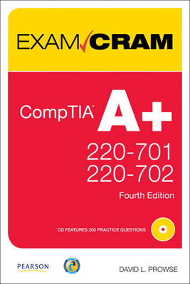 Book cover for CompTIA A+ 220-701 and 220-702 Exam Cram