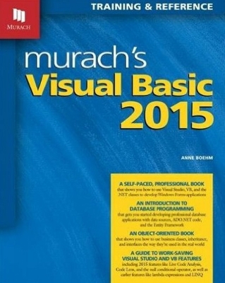 Book cover for Murachs Visual Basic 2015