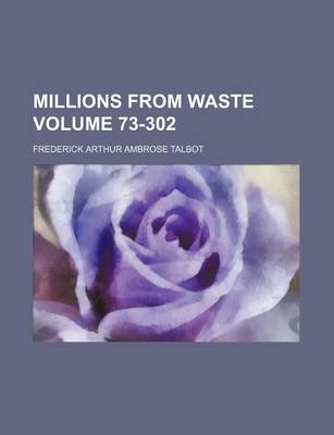 Book cover for Millions from Waste Volume 73-302