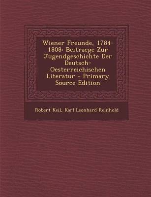 Book cover for Wiener Freunde, 1784-1808