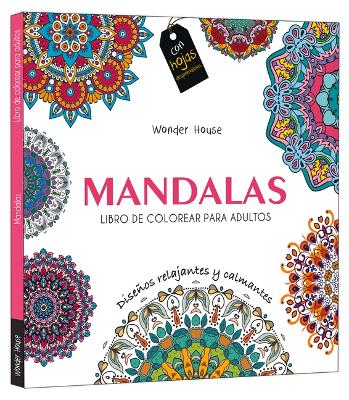 Cover of Adult Colouring Books Mandala Coloring Books for Adults - Spanish