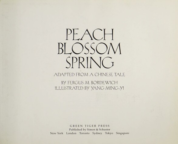 Book cover for Peach Blossom Spring
