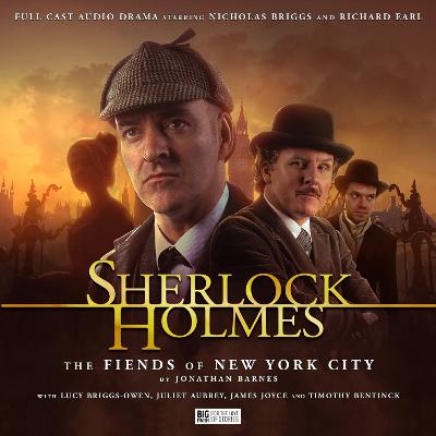 Book cover for Sherlock Holmes: The Fiends of New York City