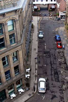 Book cover for An Aerial View of a Narrow Street in Newcastle, England